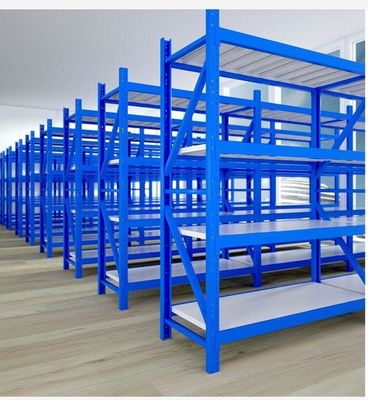 Op maat gemaakte 4 lagen metalen magazijn zware palletplanken Racking systemen koudgewalst staal supermarkt opslagplank