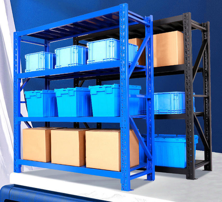2000*600*2000mm Longspan Display Steel Shelving Medium Duty Stacking Racks &amp; Shelves Garage Storage Rack