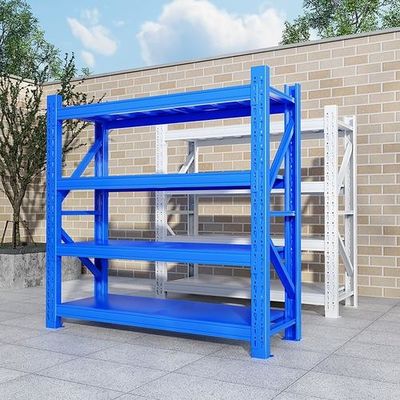 Op maat gemaakte 4 lagen metalen magazijn zware palletplanken Racking systemen koudgewalst staal supermarkt opslagplank