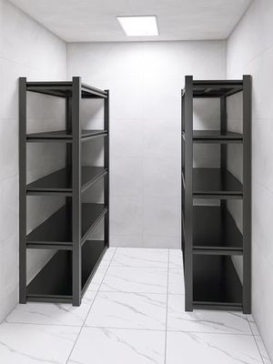 Op maat gemaakte 4 lagen metalen magazijn zware palletplanken Racking systemen koudgewalst staal supermarkt opslagplank