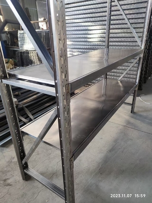 Fabriek Metalen Boltloze stapelrek Industrieel magazijnopslagrekken Planken voor rekken systeem