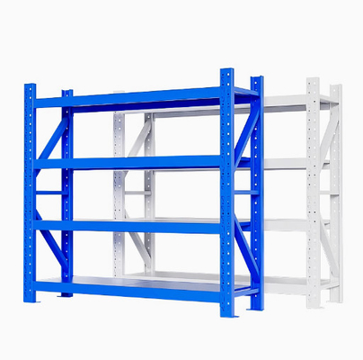 2000*600*2000mm Longspan Display Steel Shelving Medium Duty Stacking Racks &amp; Shelves Garage Storage Rack