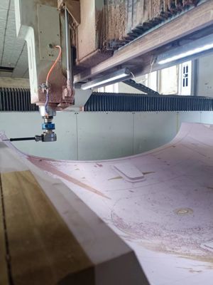 CNC Balsa Wood Mold Pattern Mould voor GFRP