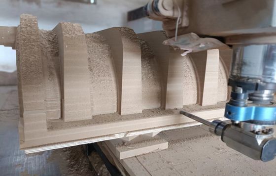 CNC Balsa Wood Mold Pattern Mould voor GFRP