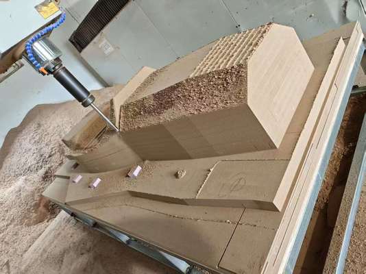 Houten Meestermal voor GVK/CNC Kunststof Houtmal/GVK Malpatroon