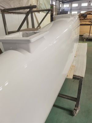 Zeer duurzame glasvezelbootonderdelen, hand-lay-up proces en eenvoudige installatie