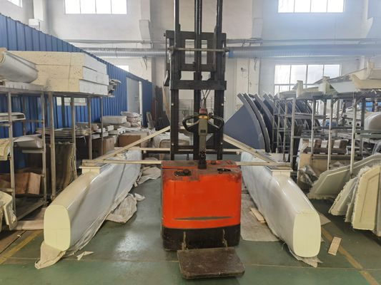 Zeer duurzame glasvezelbootonderdelen, hand-lay-up proces en eenvoudige installatie