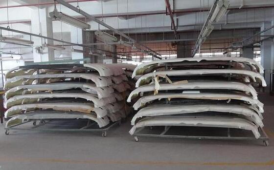 Hoge duurzaamheid SMC glasvezel bus bumper accu behuizing FRP coach buitenkant