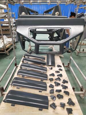 FRP-auto Front Fascia. Fiberglass voorkoffer voor bus. Fiberglass achterkoffer voor stadsbus.