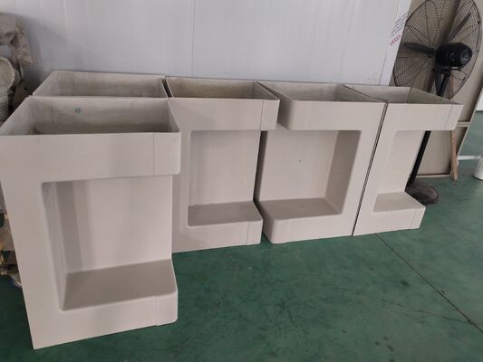 FRP-auto Front Fascia. Fiberglass voorkoffer voor bus. Fiberglass achterkoffer voor stadsbus.