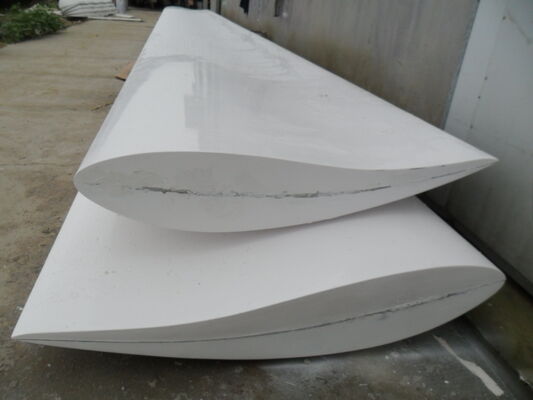 Duurzame windturbineblaad met horizontale en verticale as