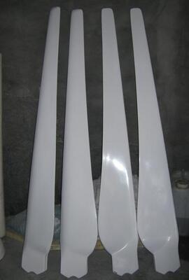 Duurzame windturbineblaad met horizontale en verticale as