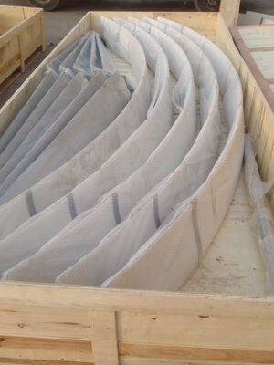 FRP-windmolens maatwerk glasvezel koolstofhybride windturbine rotorblad